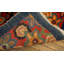 Tapis multicolore antique en laine Art Deco