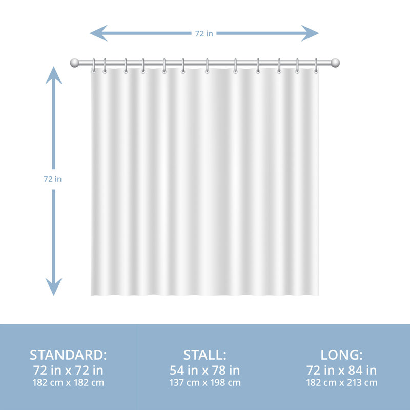 Liner with Hooks Included and, 72" H x 84" W