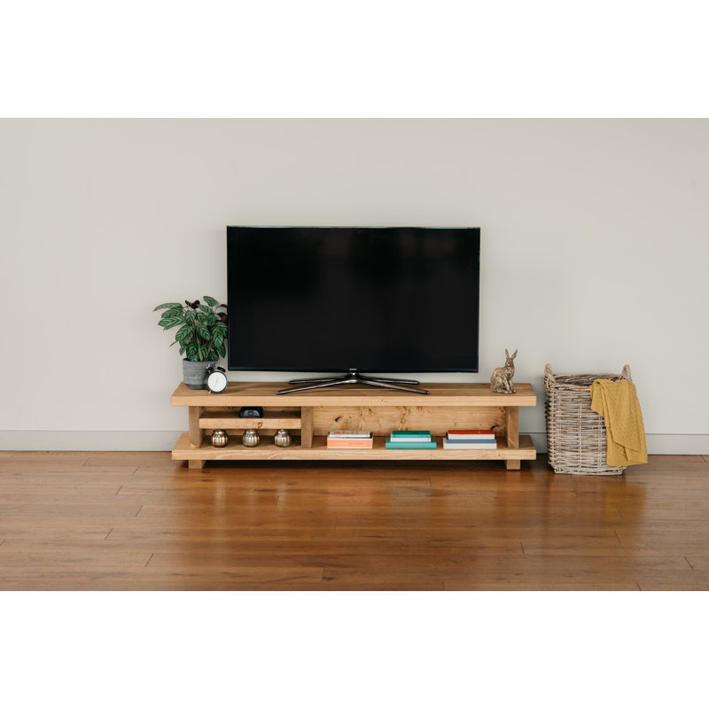 Brentwood Unfinished TV Stand, Rugger Brown, 100cm