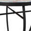 Curved Metal Accent Table