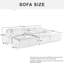 Canapé modulaire désossé avec canapé-lit Boneless-1275646146