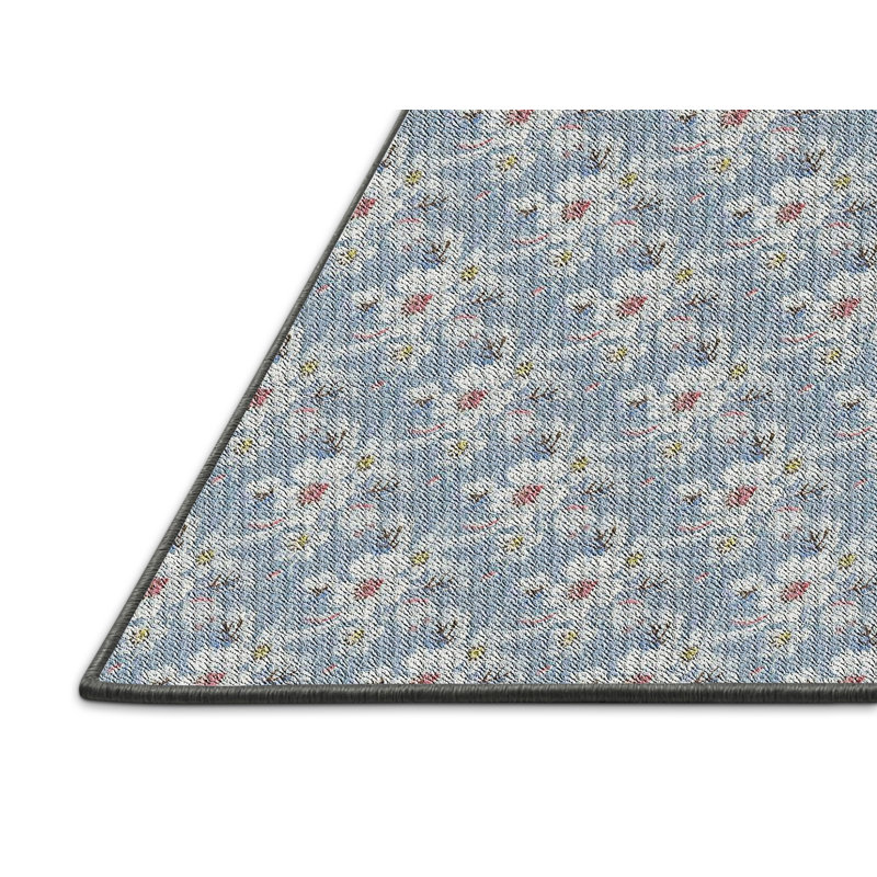 Floral Indoor Rug, Rectangle 8' x 12'