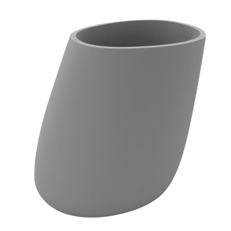 Stone Resin Pot Planter, 55.25" H x 55.25" W x 41.75" D, Steel