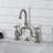Kingston Brass English Country Two-Handle 3-Hole Deck Mount Bridge Bathroom Faucet with Brass Pop-Up-64823589