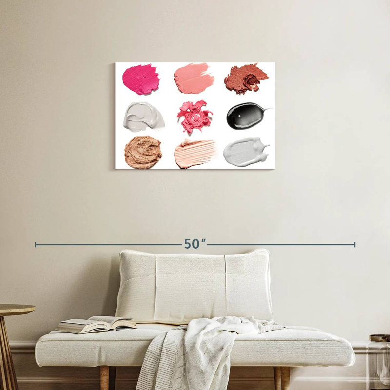 Shuttleworth Makeup Swatches, 20" H x 30" W