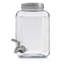 Brightware Fluted Glass Drink Dispenser – 1 Gallon 