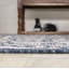 Tapis d'intérieur / extérieur bleu / crème Deronte-1518478999