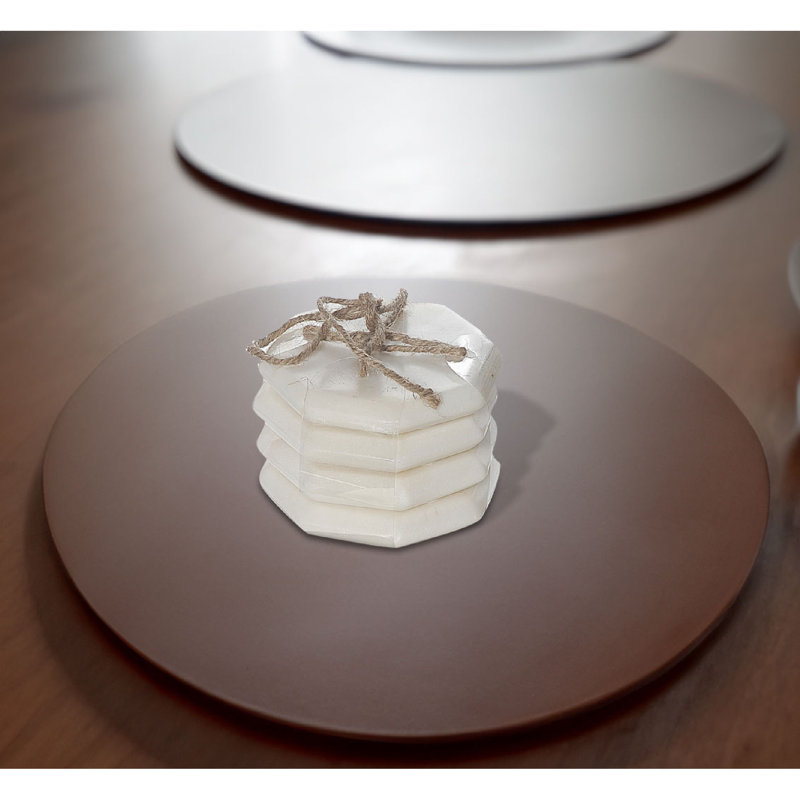 Ih Casadecor Round 4 Piece Coaster Set