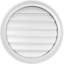 Round Surface Mount Signature Urethane Functional Gable Vent, Primed-101818613