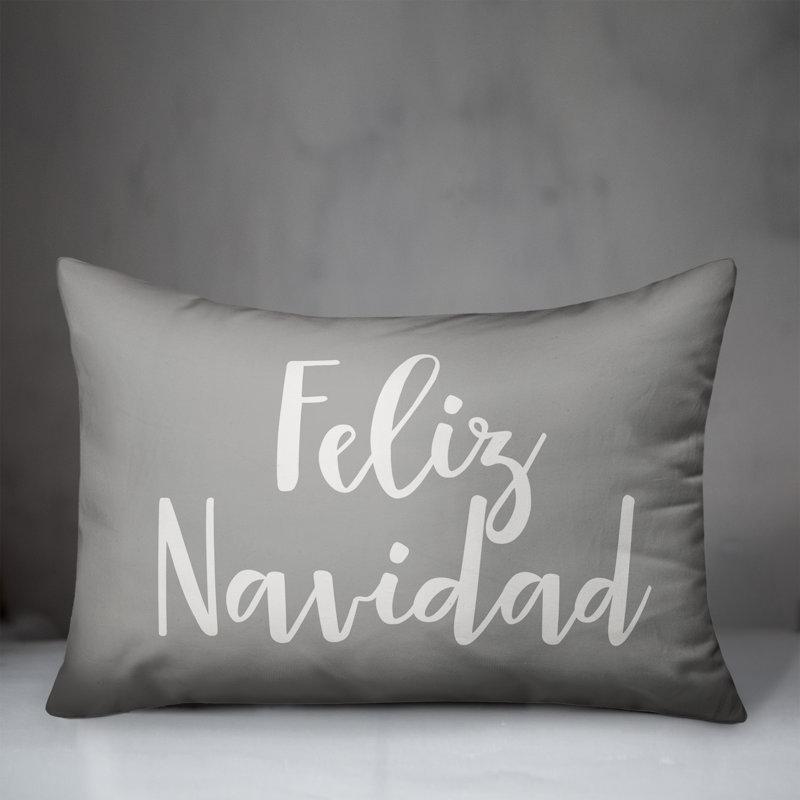  Coussin Feliz Navidad, Gris