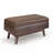 Owen 36"W Upholstered Mid-Century Modern Rectangular Lift-Top Ottoman with Tufted Detail-540842612