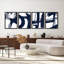 "Décoration murale moderne minimaliste à motif abstrait coups de pinceau", 4 pièces-101520382-101520385