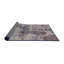 Tapis mauve / brun à motif abstrait Carmelia-1655935510