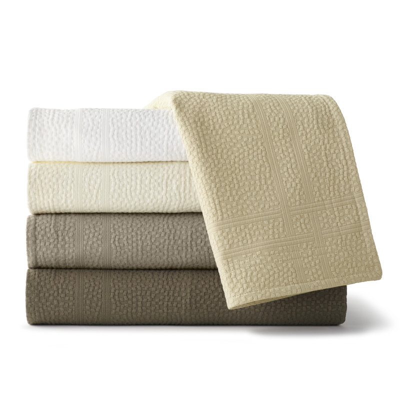 Montauk Paneled 22" Bed Skirt, Twin, White
