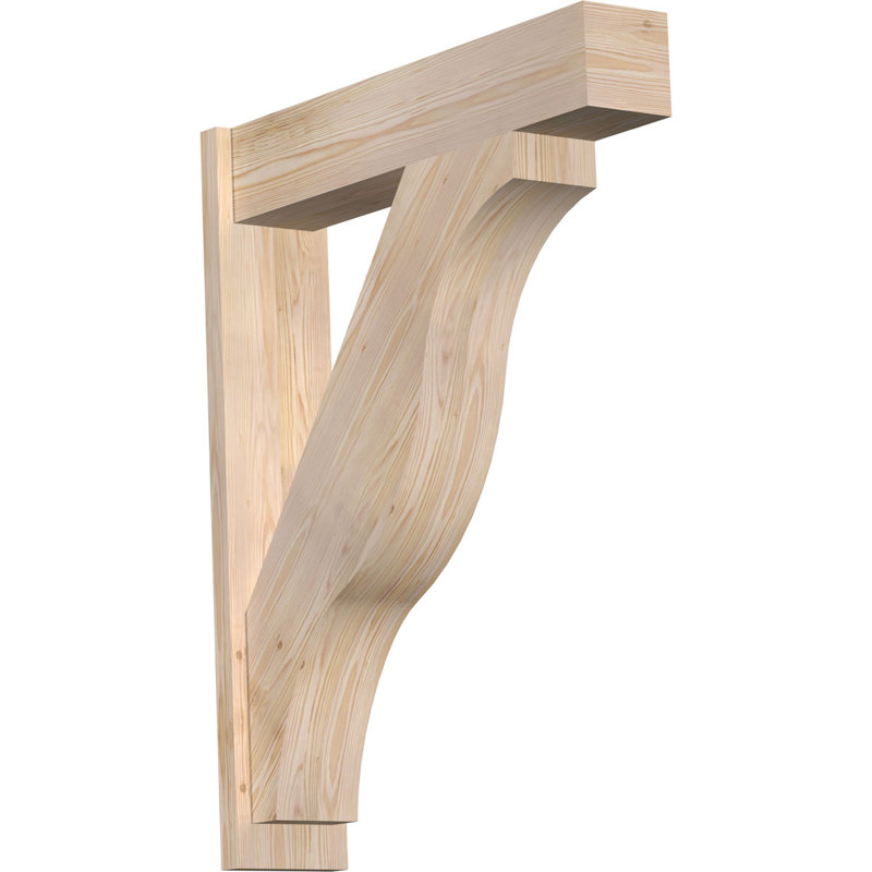 Funston Block Outlooker, 34" D x 42" H, 7 1/2" W Douglas Fir (Smooth)