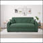 Canapé moderne convertible 75 po 3 en 1 avec lit escamotable pratique, dossier inclinable, porte-gobelets, coussins et poches, futon pour le salon-683460004