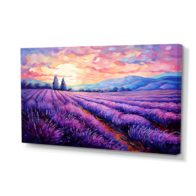 Vangogh Lavender Fields II - Décoration murale Vangogh