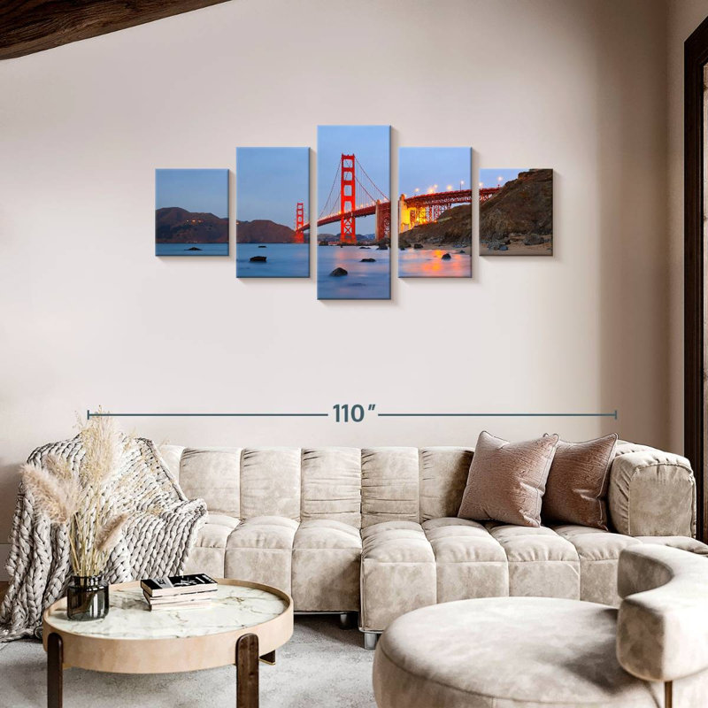 Gate Bright Lights, 36" H x 80" W