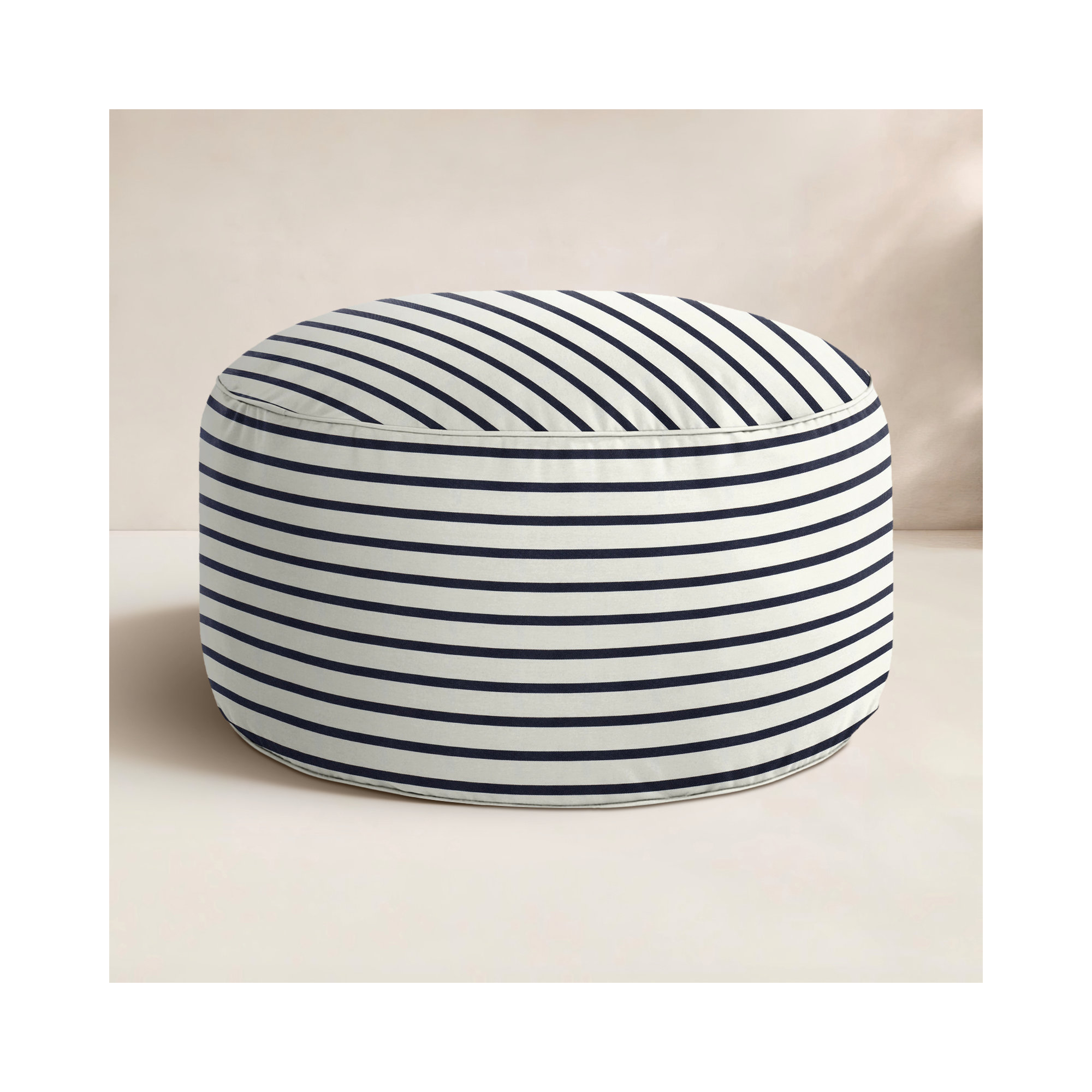 Moseley Round Upholstered Outdoor Ottoman