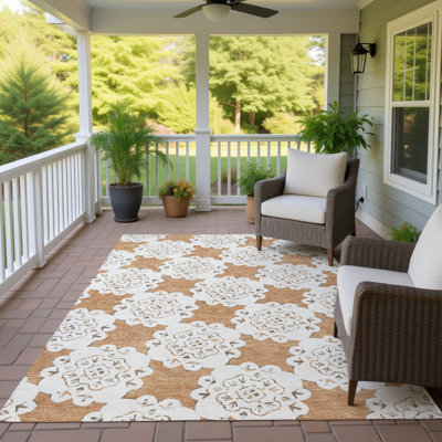Tapis décontracté intérieur / extérieur lavable à la machine Adalaide ACN2352