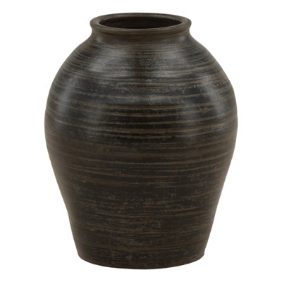 Fabrizio Vase Antique Gray
