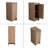 12 Inch Freestanding Bathroom Storage Cabinet, Soft Close Doors-237187211