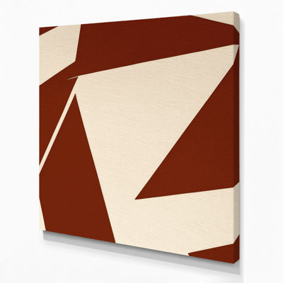 Minimalism 57 Brown Canvas Wall Art