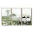 Toile naturelle avec cadre flottant