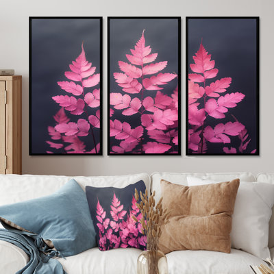 Figurines murales monochromes roses, Ethereal Dream