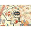 Tapis oriental crème unique 10X14 One-of-a-Kind