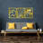 Elegant Decorative Metal Wall Accessory (3 Pieces), Gold Finish, 22.0 x 16.5 inches | Durable Metal Body, Thickness: 0.06 inches | Perfect for Living Room, Office, or Gallery Wall Decor, Stylish and Contemporary Design-124689859