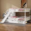 Lit superposé avec glissière et escalier de rangement, lit superposé en bois avec 2 tiroirs, lit mezzanine en bois avec garde-corps-2079213222