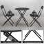 Shelah Macaron Round 3- Piece  4 - Person Outdoor Bistro Set-1146943366