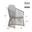 Fauteuil d'extérieur avec coussin-1389181764