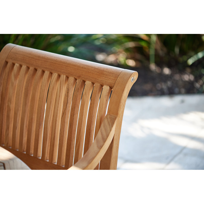Palm Teak Patio Dining Chair