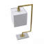 Lampe de table en métal 9 x 14,3 x 25,2 po
