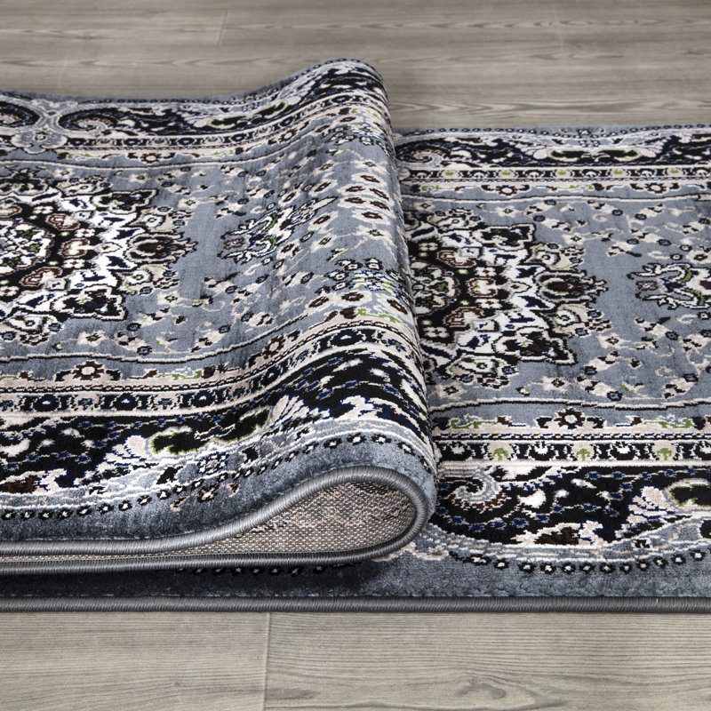Floral Area Rug, Rectangle 60 x 110cm