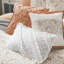 Courtepointe 6 pièces en corail réversible, double / grand, couleur coton avec coussins décoratifs, pour chambre à coucher-124253603