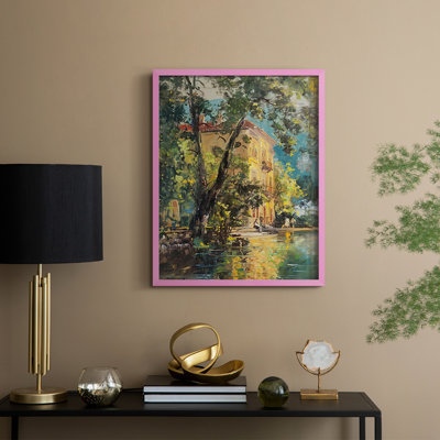 LANDSCAPES Series CCCLXX Framed Print - Solid Wood