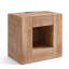 Table de chevet moderne avec station de charge, grande table de chevet de 24 po avec tiroirs et tablette ouverte-2093506229