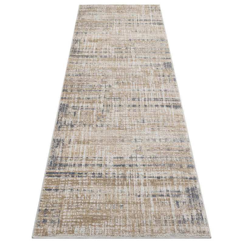 Compas Abstract Area Rug, Runner 80 x 240cm