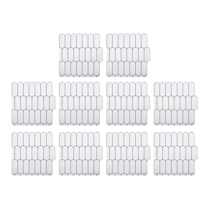 30.5 x 30.5 cm PET/PU Tile , White