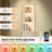 70.87 In. H  3 Layer Accent Corner Cabinet Storage 3 Layer With Led Light