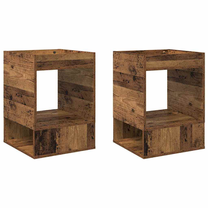 End Table, Old Wood