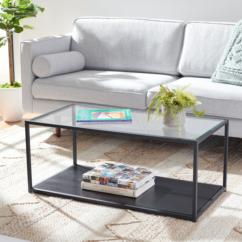 Clybourne Glass Top Coffee Table
