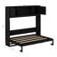 Grand lit escamotable avec armoires de rangement-121545594