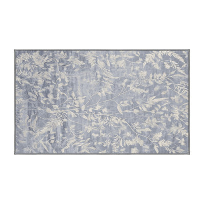 Machine Washable Gray Area Rug