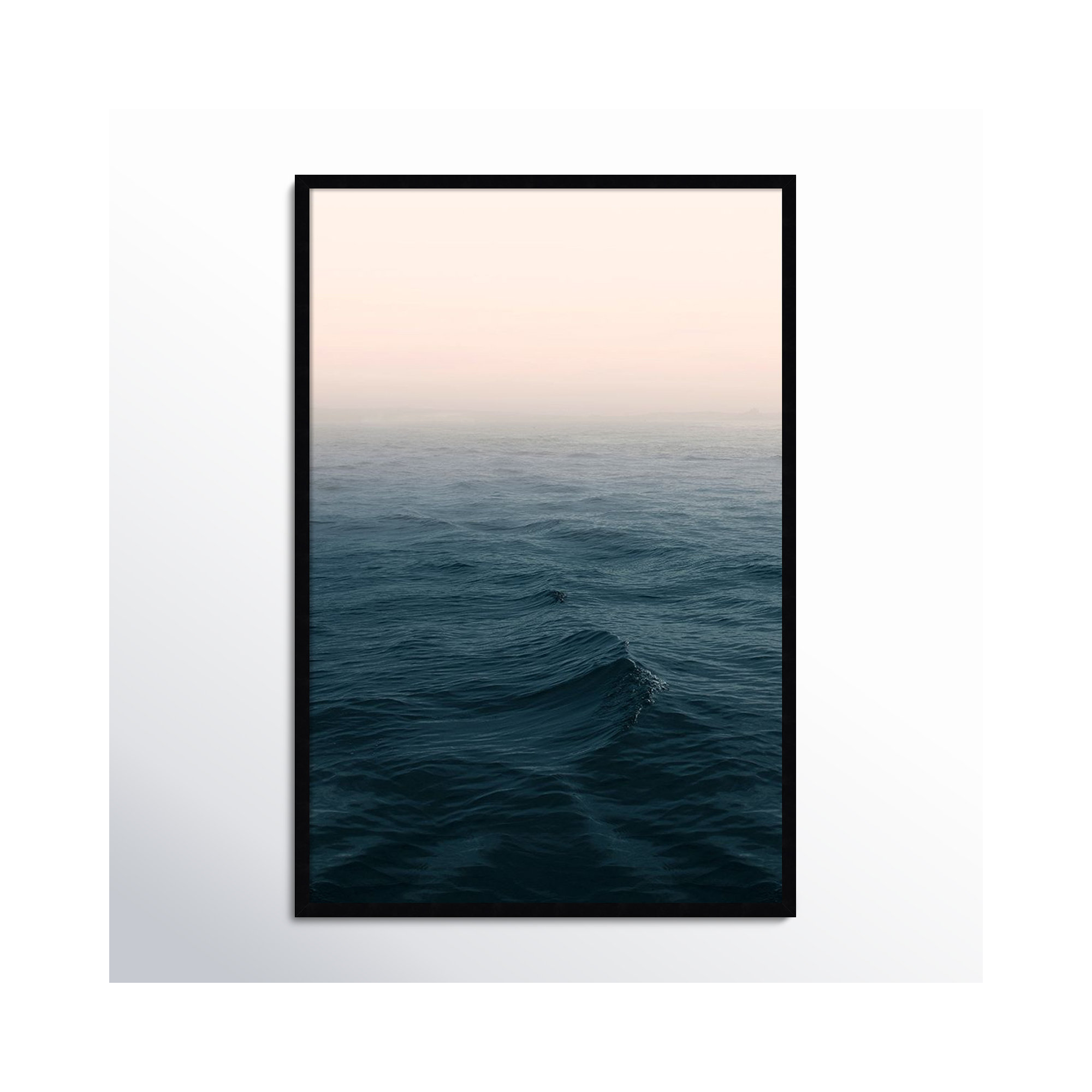 Ocean by Ian Winstanley, Black, 28" W x 41" H