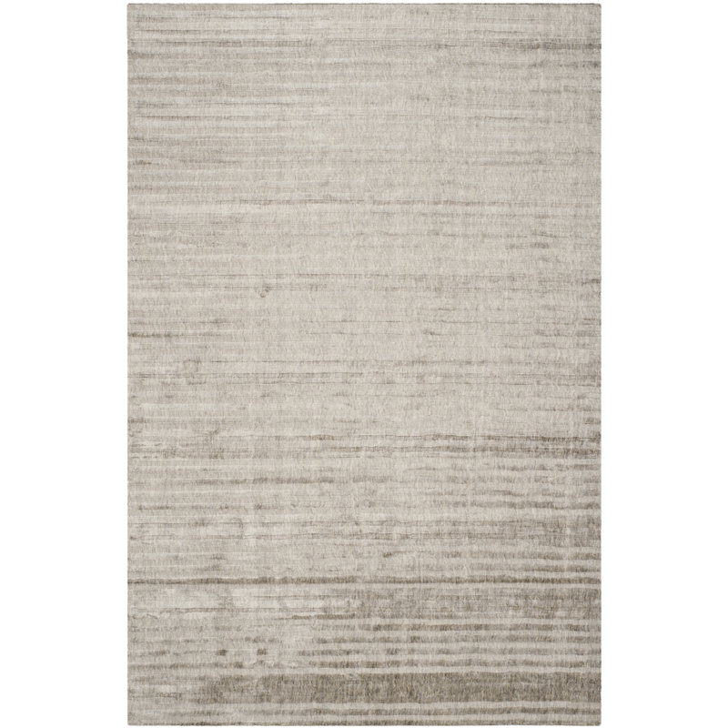 Tapis en viscose tissé à la main Borst, Rectangle 9 pi x 12 pi