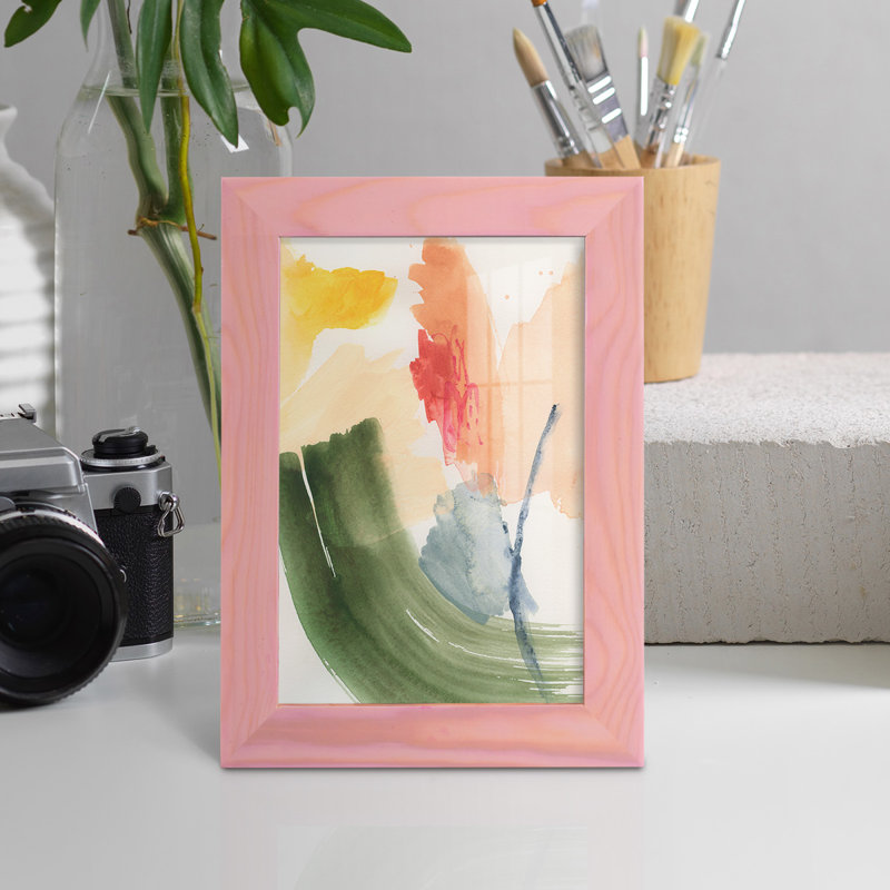 Acob Garden Palette I, encadré sur papier, H 7 po x l 5 po x P 1 po, Rose